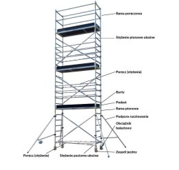 STĘŻENIE UKOŚNE POZIOME 2.1M 310.09 DRABEX