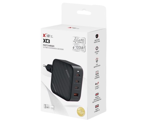 ŁADOWARKA SIECIOWA USB XB-XC3 GaN3 Xblitz ŁADOWARKA SIECIOWA USB XB-XC3 GaN3 Xblitz