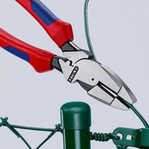 SZCZYPCE UNIWERSALNE 240MM O ZWIĘKSZONYM PRZEŁOŻENIU LINEMAN KNIPEX SZCZYPCE UNIWERSALNE 240MM O ZWIĘKSZONYM PRZEŁOŻENIU LINEMAN KNIPEX
