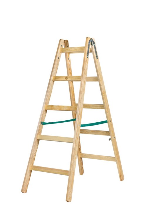 DRABINA DREWNIANA BRAKET STANDARD 2X5 SZCZEBLI 153CM BRAKET DRABINA DREWNIANA BRAKET STANDARD 2X5 SZCZEBLI 153CM BRAKET