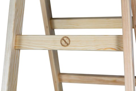 DRABINA DREWNIANA BRAKET STANDARD 2X5 SZCZEBLI 153CM BRAKET DRABINA DREWNIANA BRAKET STANDARD 2X5 SZCZEBLI 153CM BRAKET