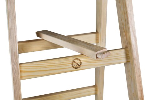 DRABINA DREWNIANA BRAKET STANDARD 2X5 SZCZEBLI 153CM BRAKET DRABINA DREWNIANA BRAKET STANDARD 2X5 SZCZEBLI 153CM BRAKET