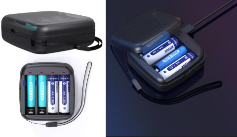 Ładowarka do akumulatorów cylindrycznych Li-ion 1,5V / Ni-MH AA / AAA Xtar BC4 Ładowarka do akumulatorów cylindrycznych Li-ion 1,5V / Ni-MH AA / AAA Xtar BC4
