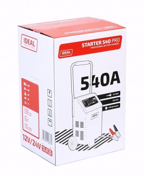 PROSTOWNIK Z ROZRUCHEM I-STARTER 540 PRO STD/GEL/AGM 12/24V IDEAL PROSTOWNIK Z ROZRUCHEM I-STARTER 540 PRO STD/GEL/AGM 12/24V IDEAL
