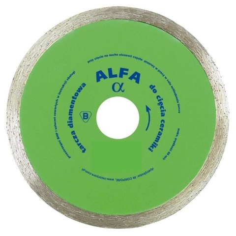 TARCZA DIAMENTOWA GŁADKA DO GLAZURY ALFA 200MM IN CORPORE TARCZA DIAMENTOWA GŁADKA DO GLAZURY ALFA 200MM IN CORPORE