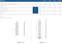 DRABINA ALUMINIOWA OPIERALNA 252CM 9 SZCZEBLI DRABEX