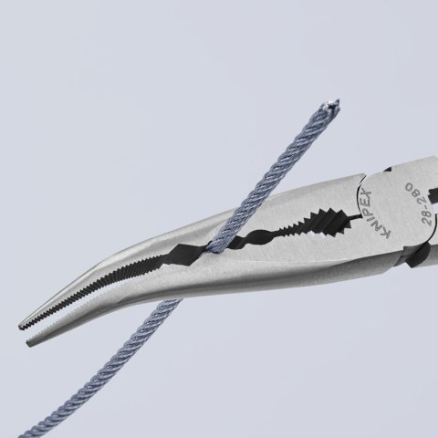 SZCZYPCE PŁASKIE MONTAŻOWE Z PROFILEM POPRZECZNYM WYG.280MM KNIPEX SZCZYPCE PŁASKIE MONTAŻOWE Z PROFILEM POPRZECZNYM WYG.280MM KNIPEX
