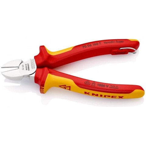 SZCZYPCE TNĄCE BOCZNE IZOLOWANE 160MM KNIPEX SZCZYPCE TNĄCE BOCZNE IZOLOWANE 160MM KNIPEX