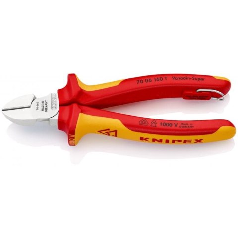 SZCZYPCE TNĄCE BOCZNE IZOLOWANE 160MM KNIPEX SZCZYPCE TNĄCE BOCZNE IZOLOWANE 160MM KNIPEX