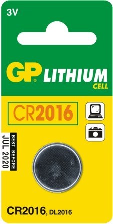 BATERIA GUZIKOWA LITOWA 3V CR2016 GP BATTERY BATERIA GUZIKOWA LITOWA 3V CR2016 GP BATTERY